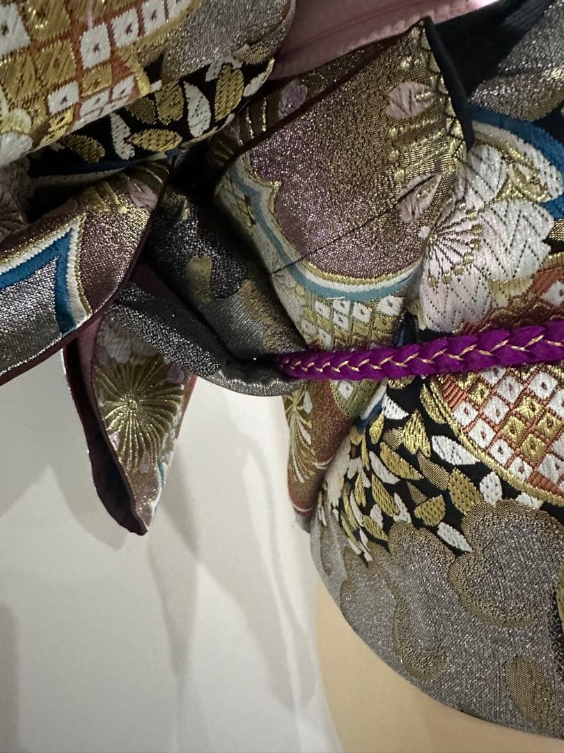 正絹　作り帯　二部式　振袖用