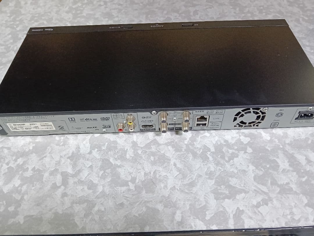 SHARP AQUOS ブルーレイレコーダー BD-NW500 HDD換装済