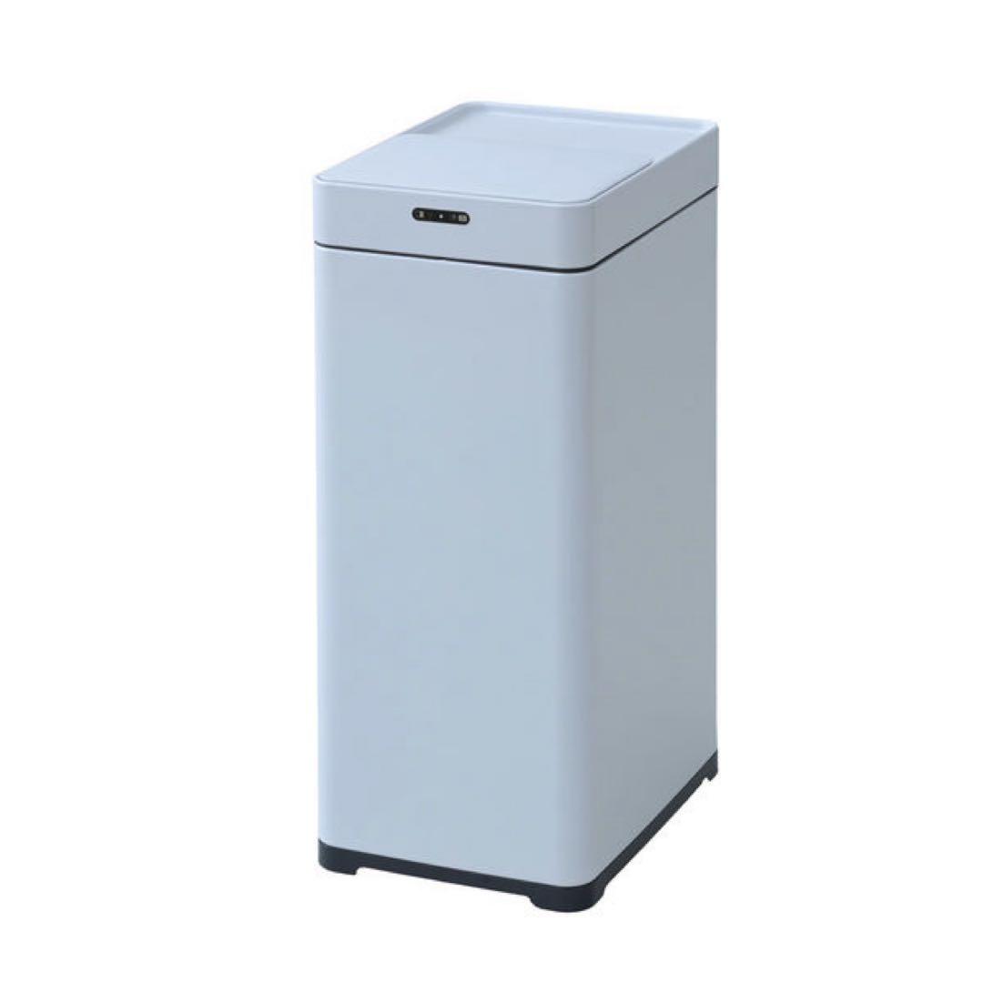 新品未使用箱不良　山善　ゴミ箱センサー式スライド開閉42L HST-45(WH)