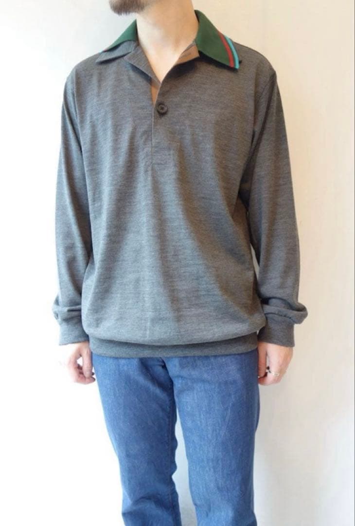 定価47300円 kolor ウール天竺ポロシャツ 2