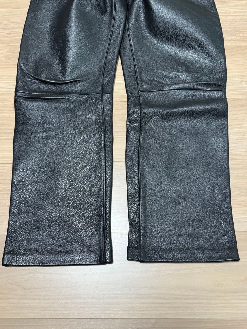 ステュディオダルチザン　レザーパンツ　Mサイズ　ブラック　革パン