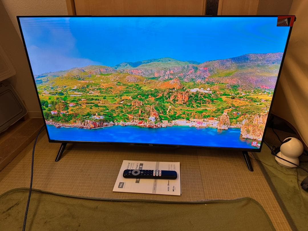 24年製未使用近！TCL　40S54H　スマートテレビ　チューナーレス　40型