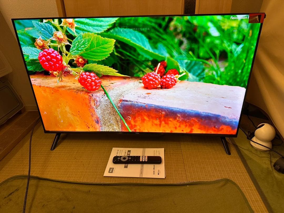 24年製未使用近！TCL　40S54H　スマートテレビ　チューナーレス　40型