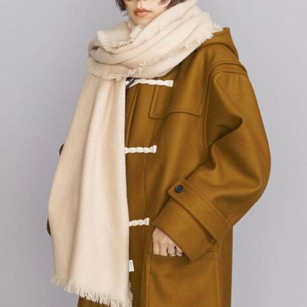 ASAUCE MELER アソースメレ　カシミヤバスケットフリンジストール