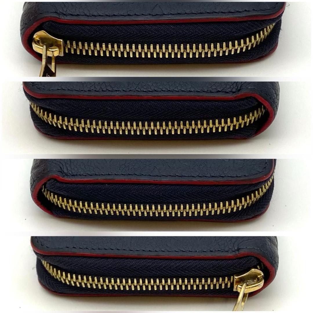 【極美品】ルイヴィトン アンプラント ジッピーウォレット 長財布 新型 ネイビー
