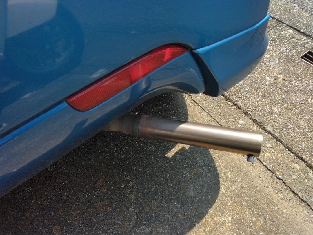 スバルR2 　タイコ無し加工マフラー！