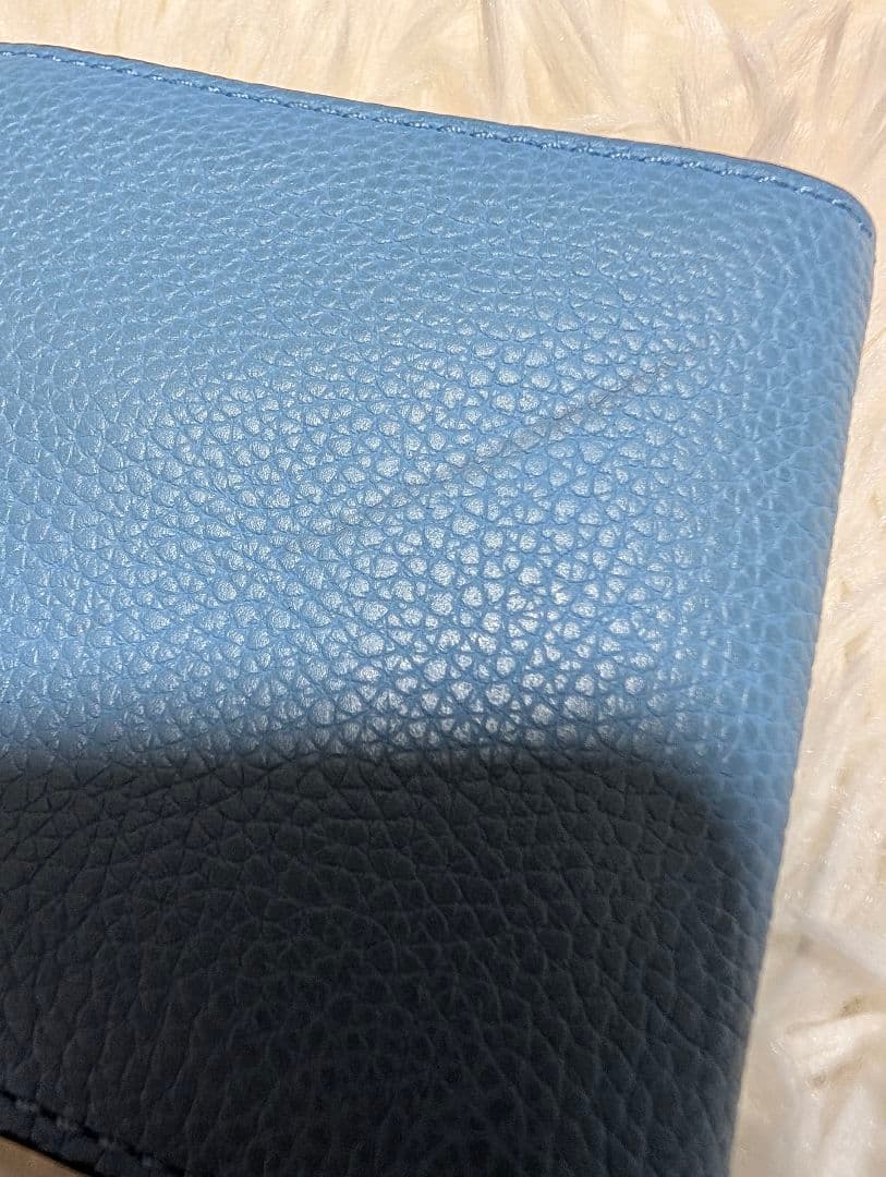 COACH♥️完売 ウォレット 二つ折り財布 折りたたみ財布 ブルー水色