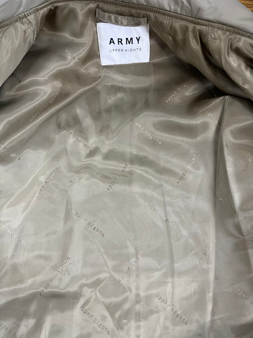 upper hights アッパーハイツ MA-1 グレージュ ジャケット