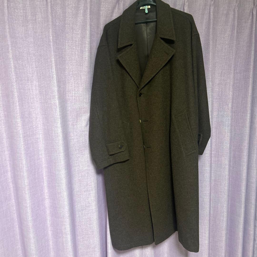 ジャケット・アウター AURALEE SUPER MILLED SHETLAND WOOL COAT