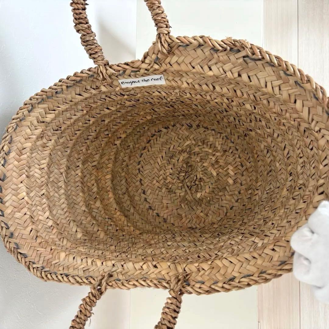 ビヨンドザリーフ かごバッグ 大きいサイズ インナー付きインテリア 西海岸