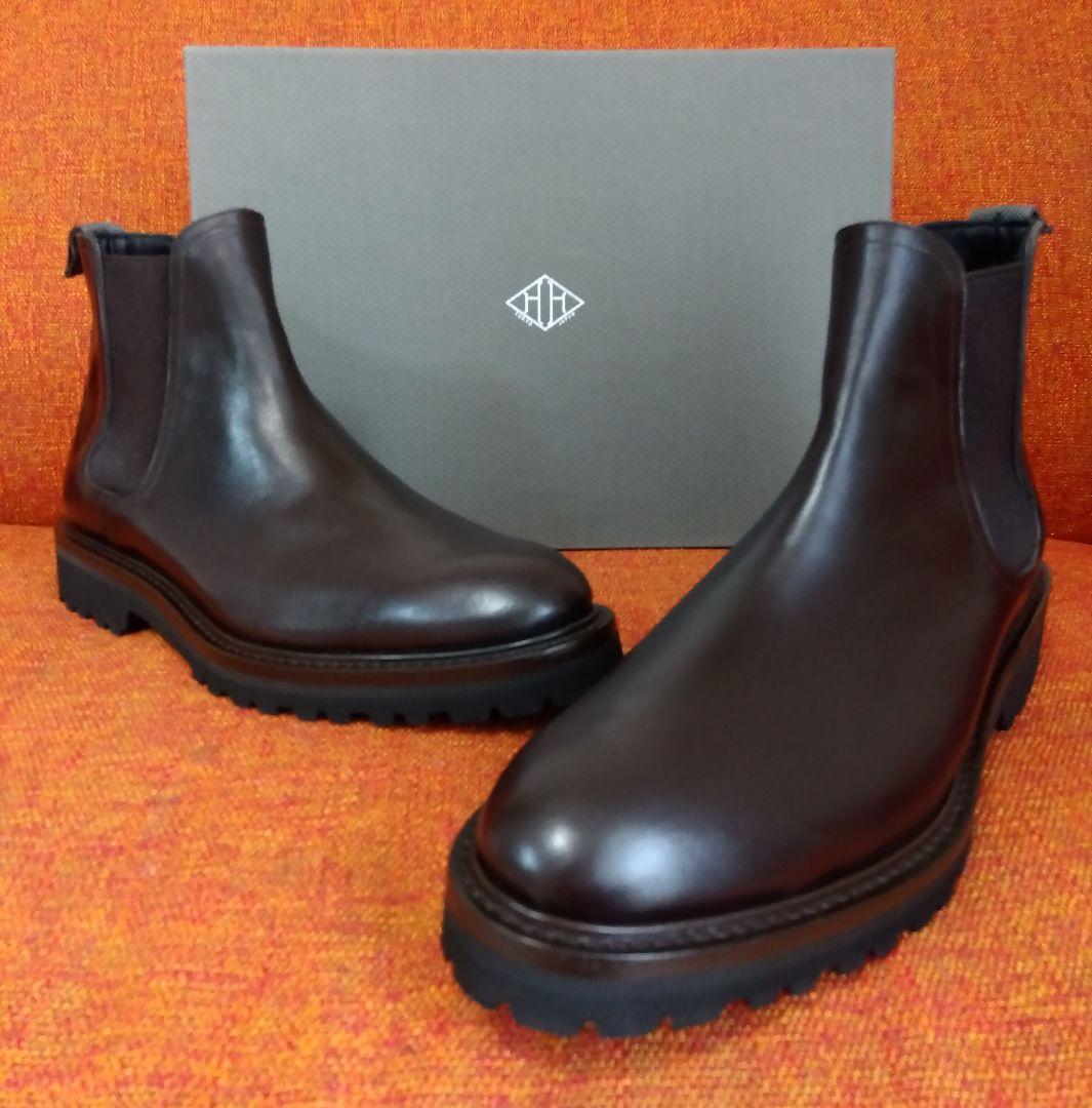WH ダブルエイチ サイドゴアブーツ　新品未使用　US7 ダークブラウン