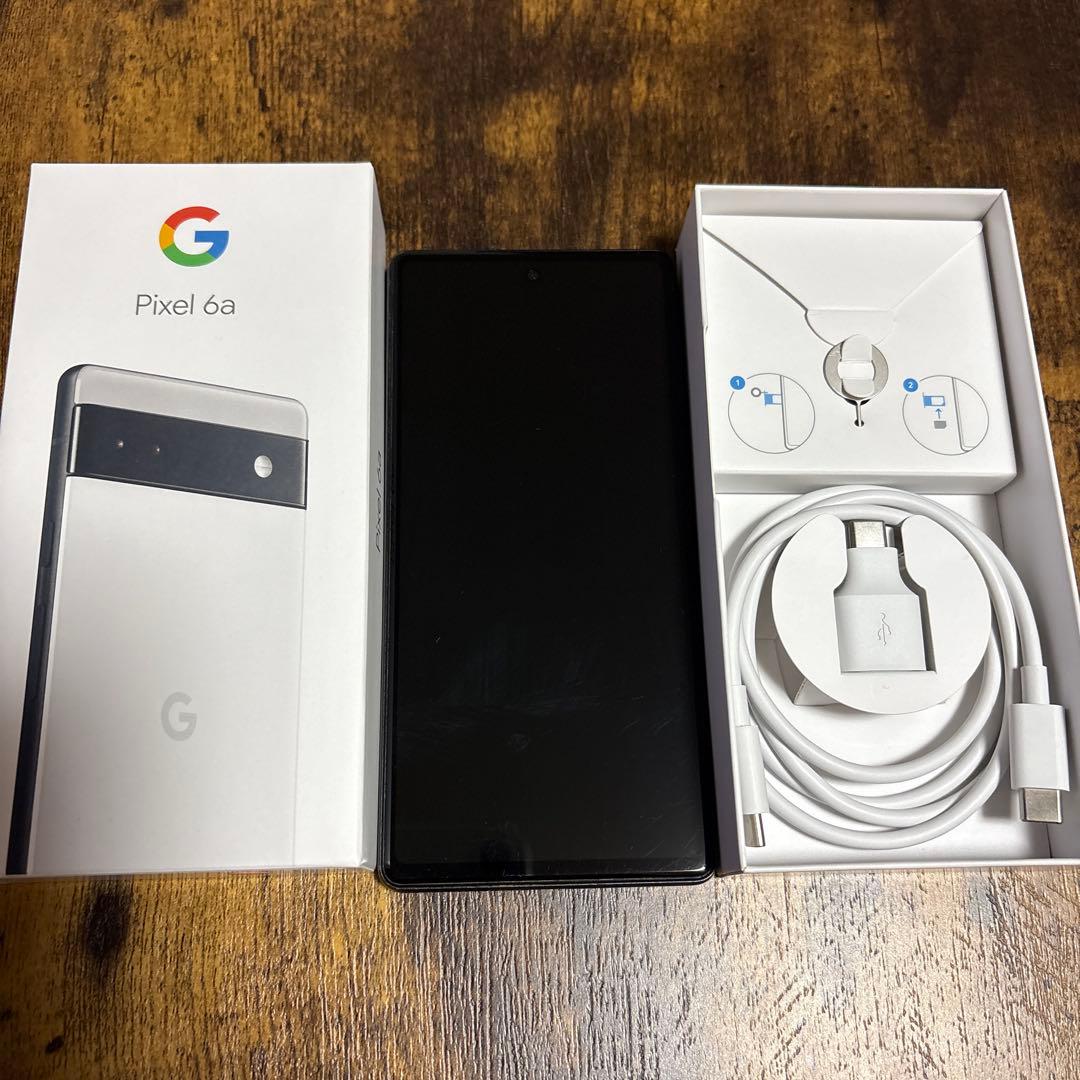 お*し様 Google Pixel 6a ホワイト ガラスコーティング済