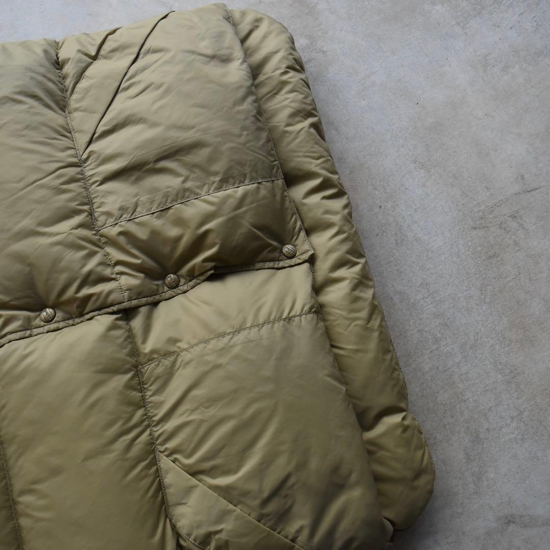 80s90s L.L.Beanエルエルビーン ダウンベスト USA ベージュ L