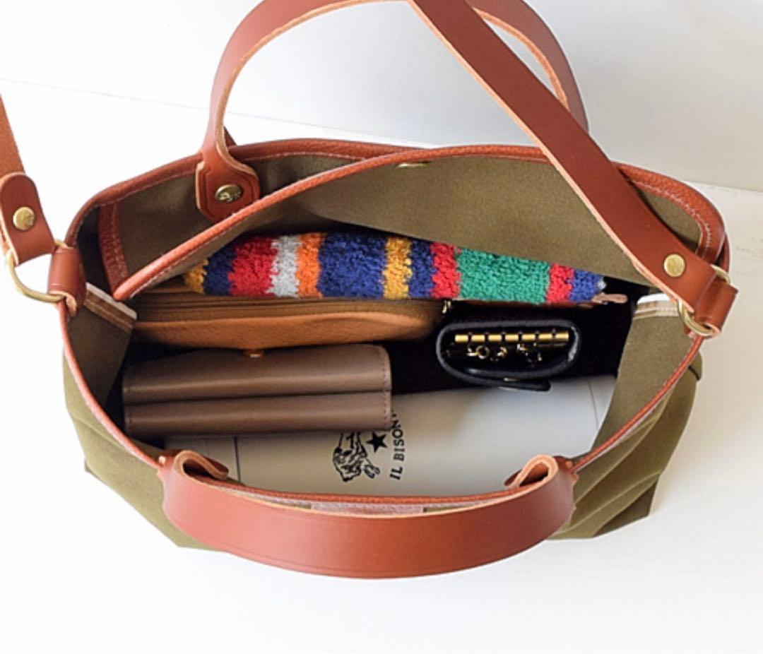 未使用級✨イルビゾンテ✨トートバッグ ショルダー 2way マルチストライプ