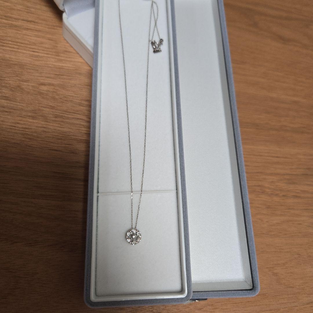 【新品未使用】Pt900 ダイヤモンドネックレス　ペンダント 0.28ct