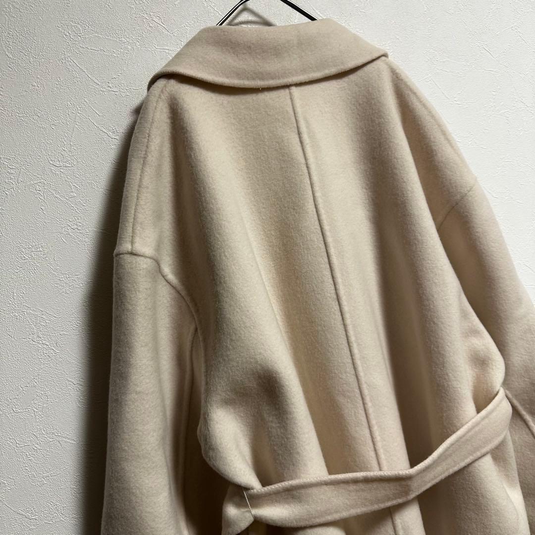 【23区　otonaMUSE掲載】 MANTECOリバー ロング コート　ウール