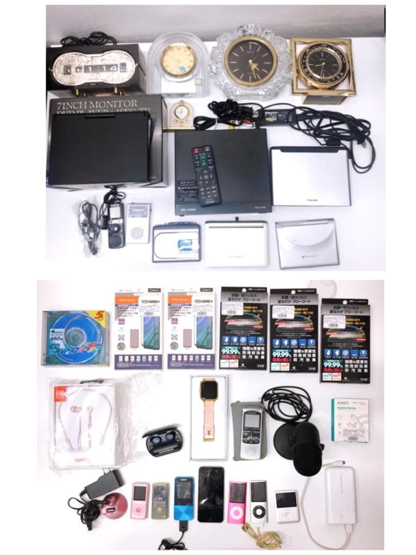 【3641-18576】家電製品 iPod イヤホン DVDプレーヤー等 36点