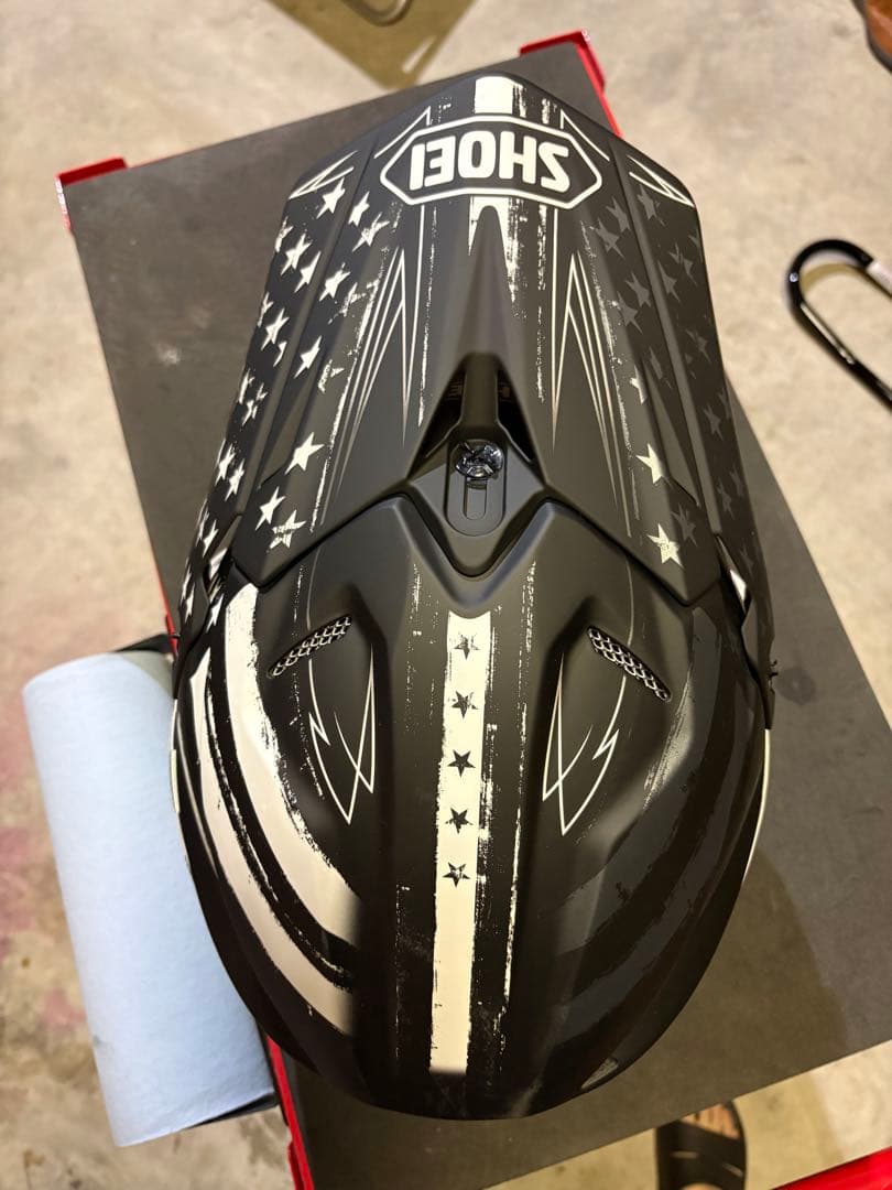 SHOEI ヘルメット 星柄 デザインVFXーWR Lサイズ　100%ゴーグル付