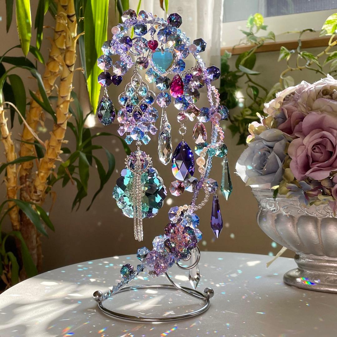 サンキャッチャー スワロフスキー アラベスクヴィトラルライト63mm