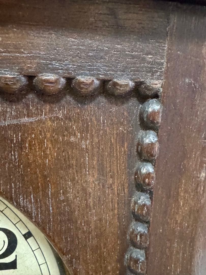 愛知時計　レトロ　ボンボン時計　壁掛け時計　ゼンマイ時計