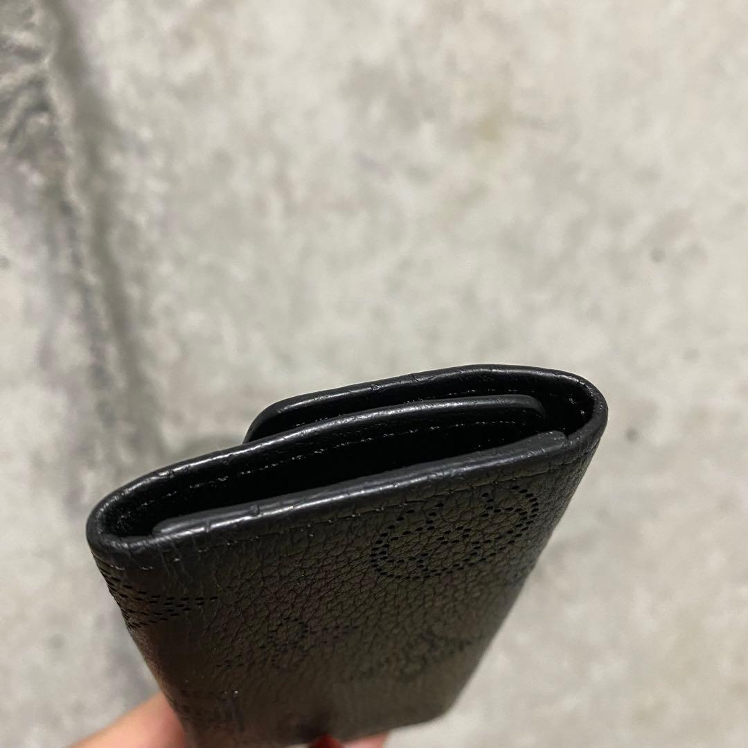 【難あり】ルイヴィトン/キーケース/マヒナ/ミュルティクレ4/ノワール