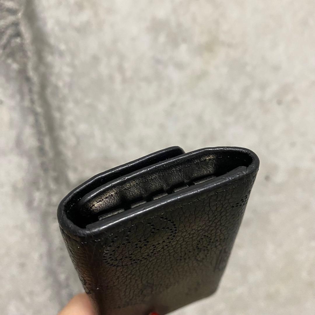 【難あり】ルイヴィトン/キーケース/マヒナ/ミュルティクレ4/ノワール