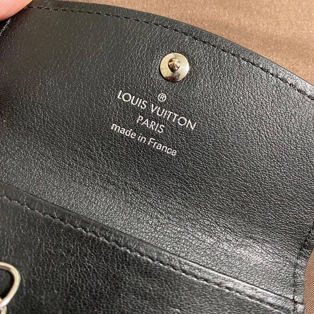 【難あり】ルイヴィトン/キーケース/マヒナ/ミュルティクレ4/ノワール