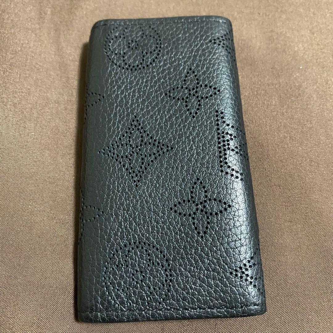 【難あり】ルイヴィトン/キーケース/マヒナ/ミュルティクレ4/ノワール