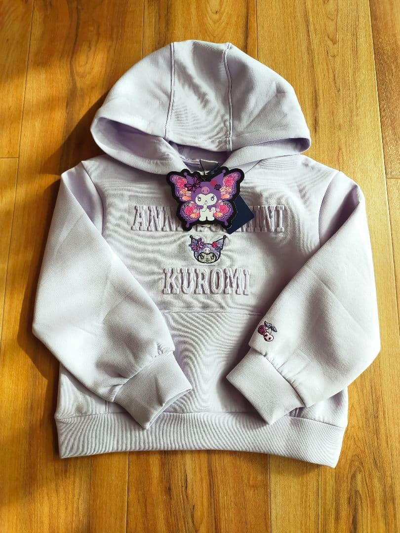 新品・未使用　アナスイミニ＊120 クロミ フード付きトレーナー