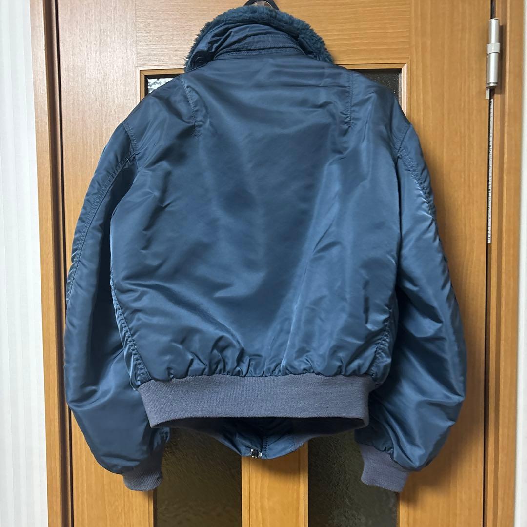50s復刻USA製 ALPHA B-15C ネイビー フライトジャケット