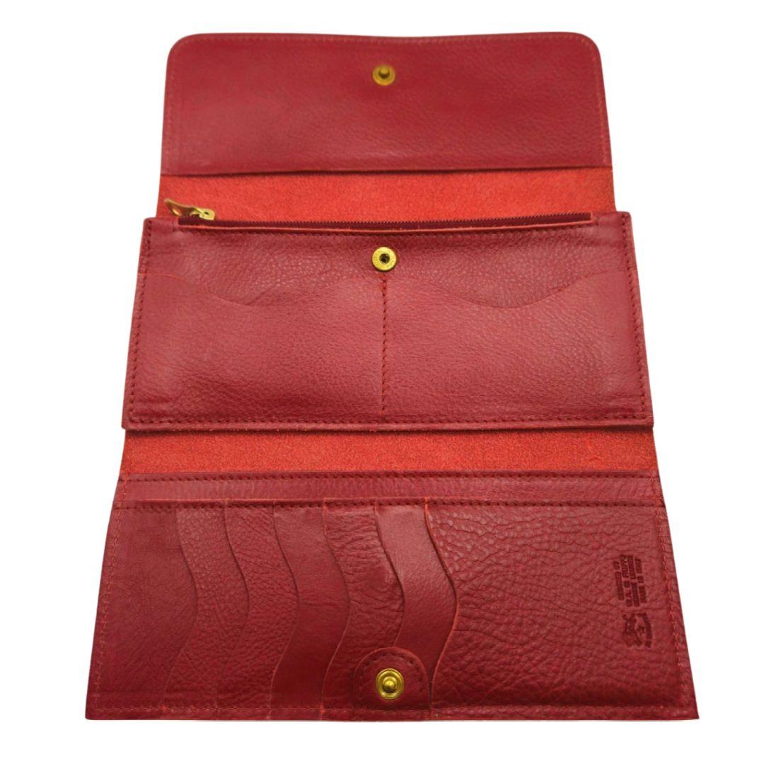 イルビゾンテ 長財布 SCW009 ROSSO 赤 レザー 新品未使用 正規品