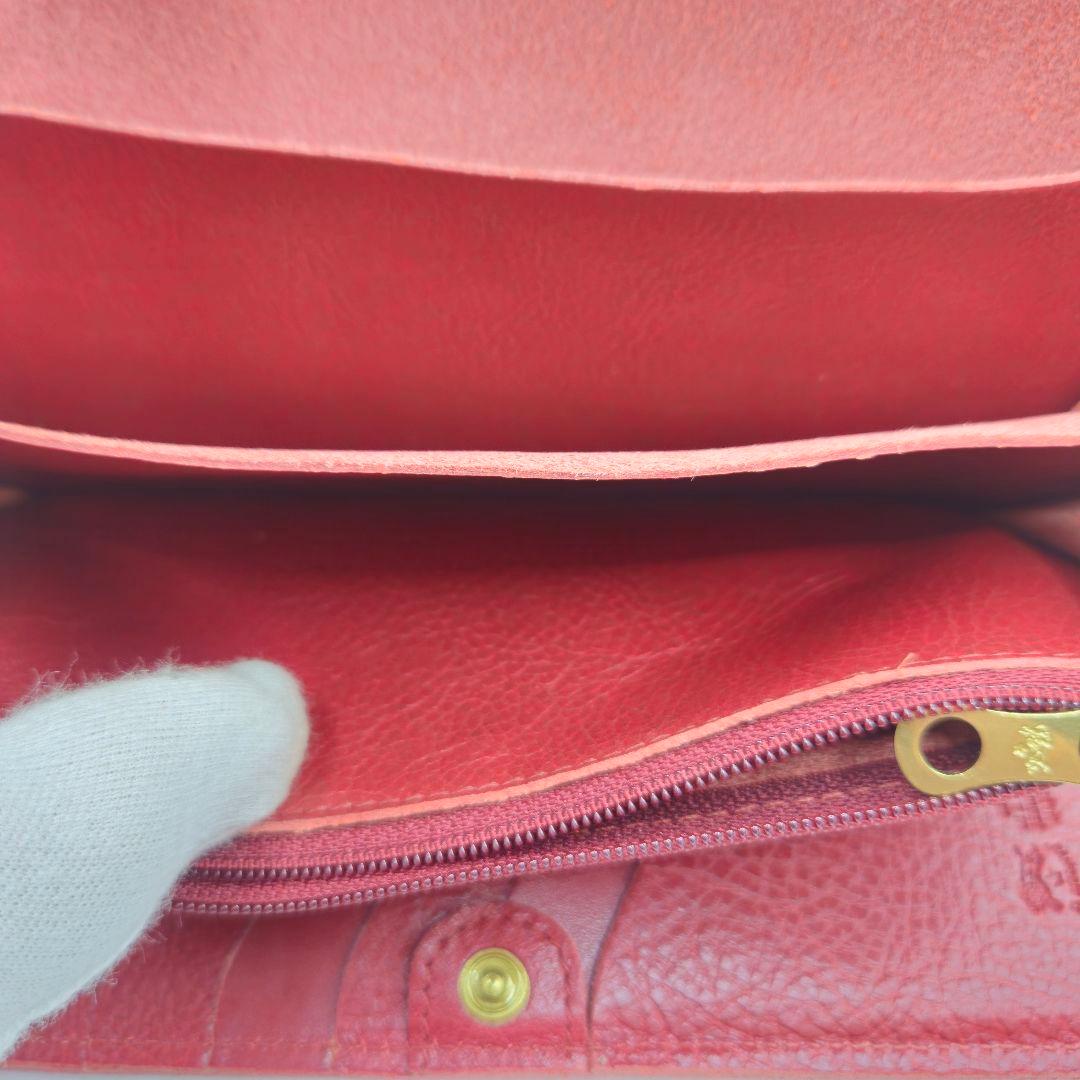 イルビゾンテ 長財布 SCW009 ROSSO 赤 レザー 新品未使用 正規品