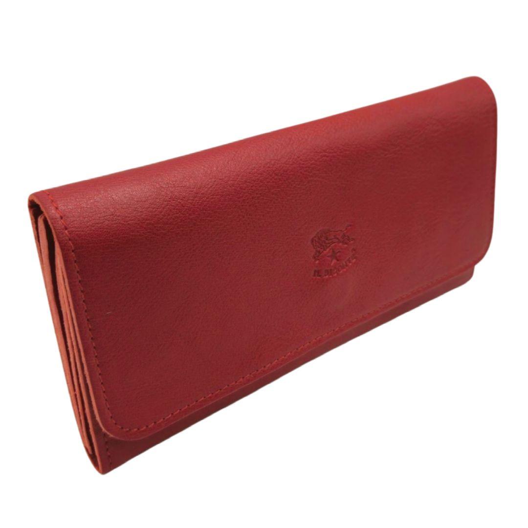 イルビゾンテ 長財布 SCW009 ROSSO 赤 レザー 新品未使用 正規品