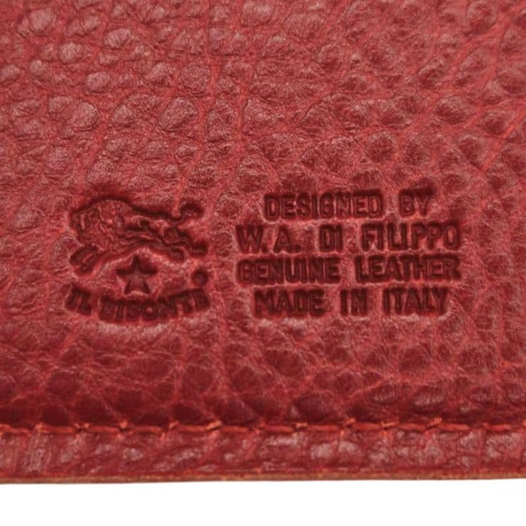 イルビゾンテ 長財布 SCW009 ROSSO 赤 レザー 新品未使用 正規品