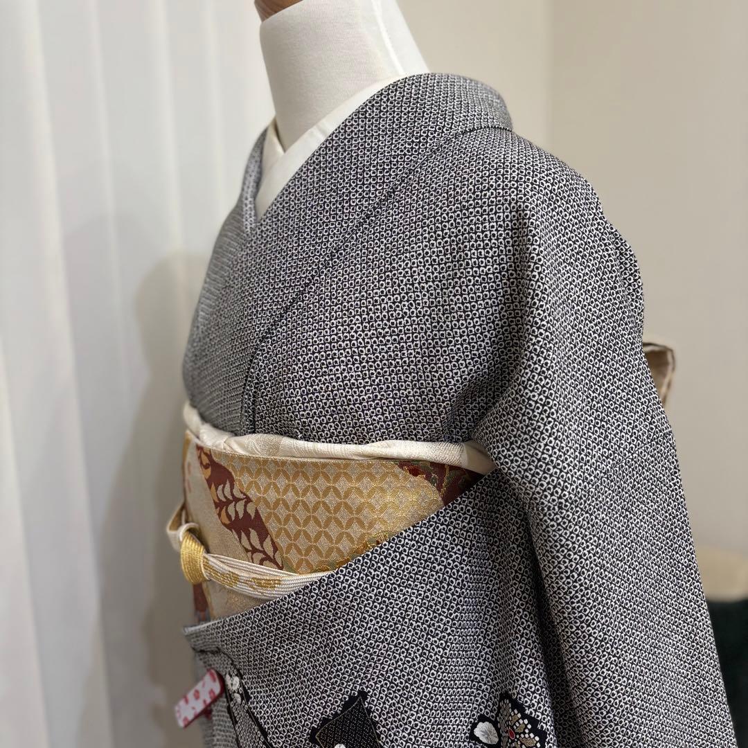 訪問着　フルセット　着物　帯　帯締め　帯締め