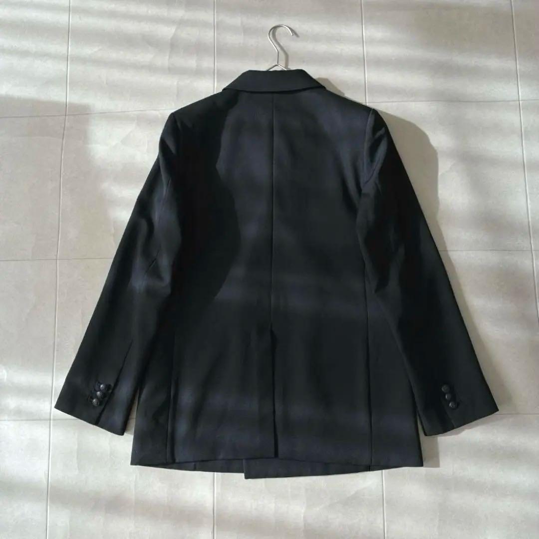 極美品 プルミエアロンディスモン♡ウールツイルジャケット ダブル ブラック 38
