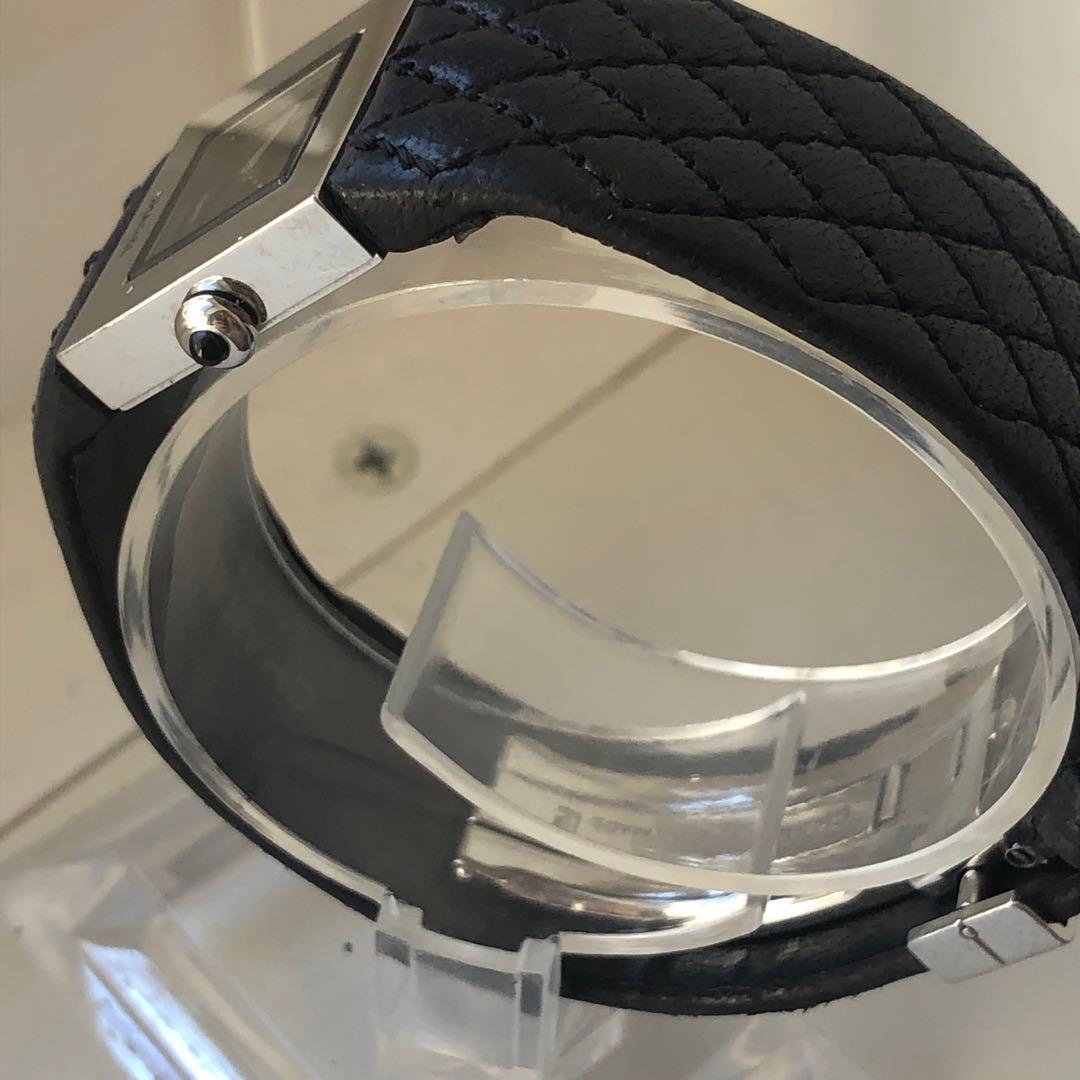 【美品】CHANEL マトラッセ　ブラック レザーベルト 時計