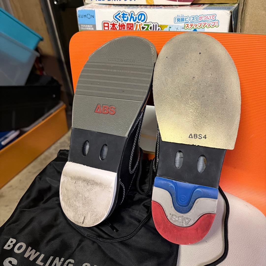 ABS ボウリングシューズ S-1500 黒 27cm