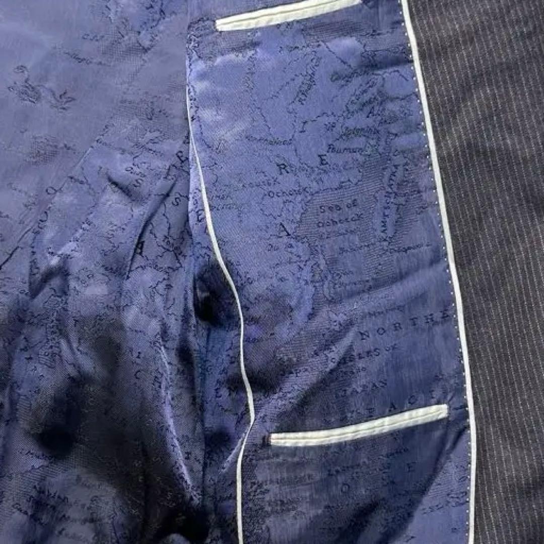 極美品 ポールスミス セットアップ 地図柄 総柄 総裏 M