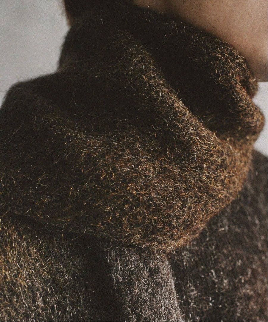 【NAHYAT / ナヤット】別注 モヘア MIX ストール