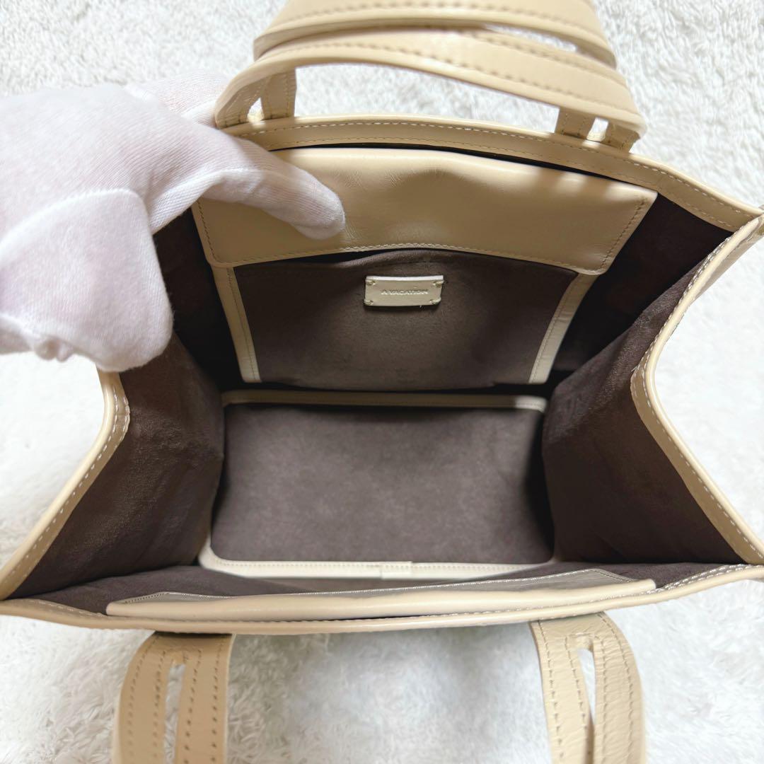 A VACATION タンク ジャガード ペイズリー グリーン トートバッグ