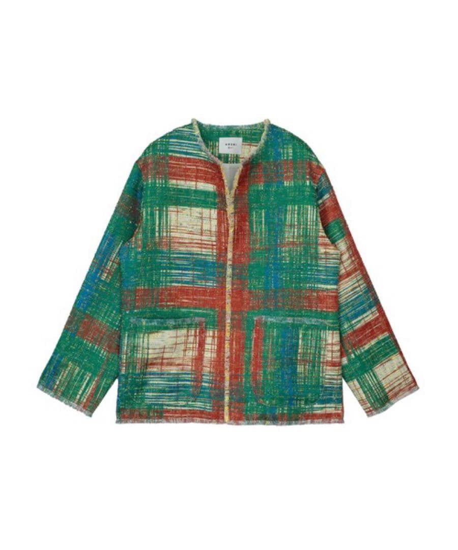 アメリ/LADY LIKE PRINT TWEEDS JACKET