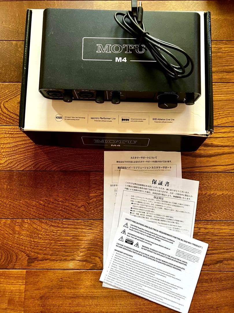 MOTU M4 オーディオインターフェイス　訳あり