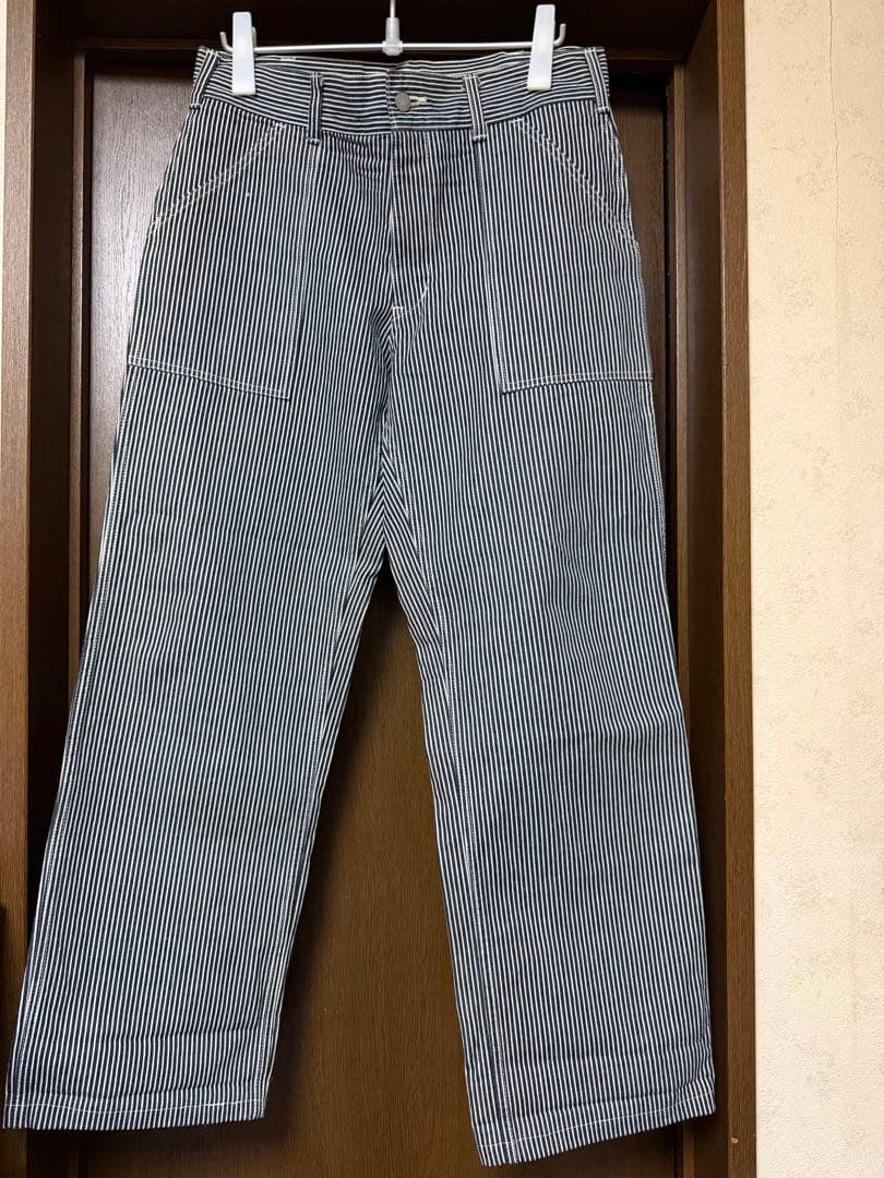 KOJIMA GENES ストライプ ワークパンツ34インチ