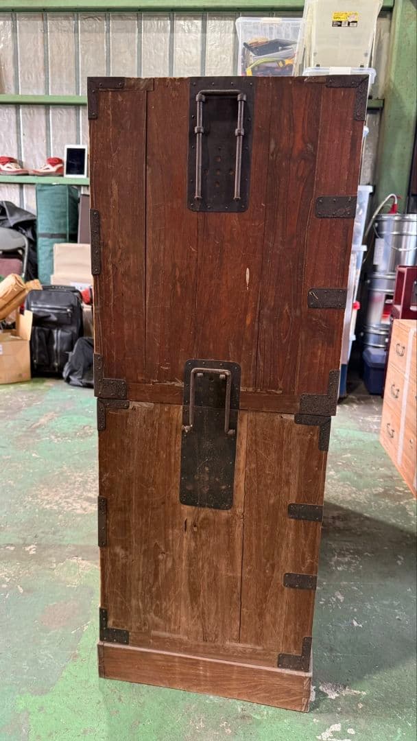 希少　桐箪笥　和家具　時代箪笥　タンス　ディスプレイ　レトロ　アンティーク　①