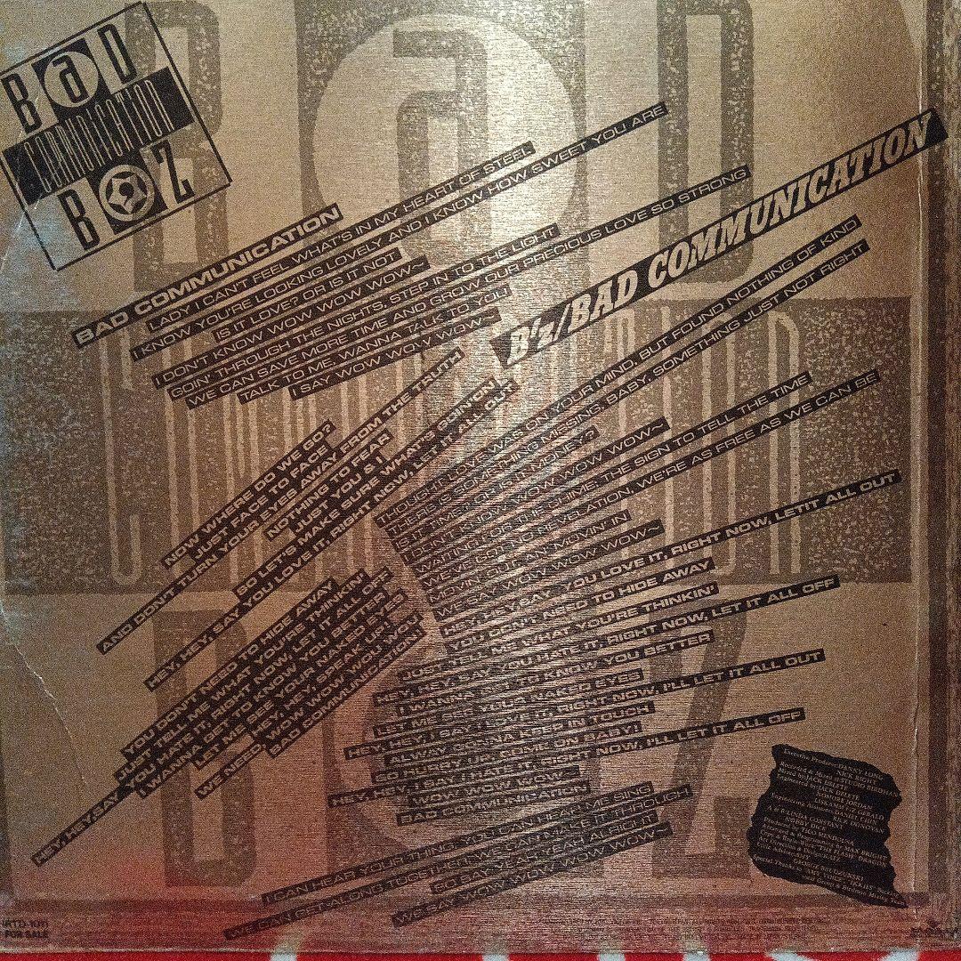 Ｂ’z BAD COMMUNICATION アナログレコード　12インチ
