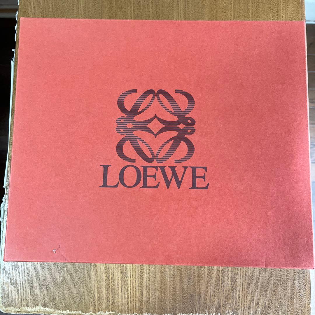 LOEWE イエロー レザー ショルダーバッグ