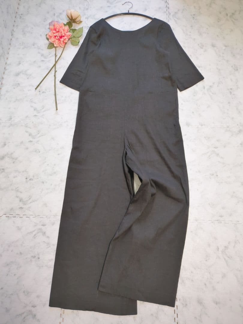 ドゥーズィエムクラス PAN BACK Vネック オールインワン