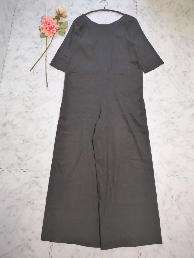 ドゥーズィエムクラス PAN BACK Vネック オールインワン