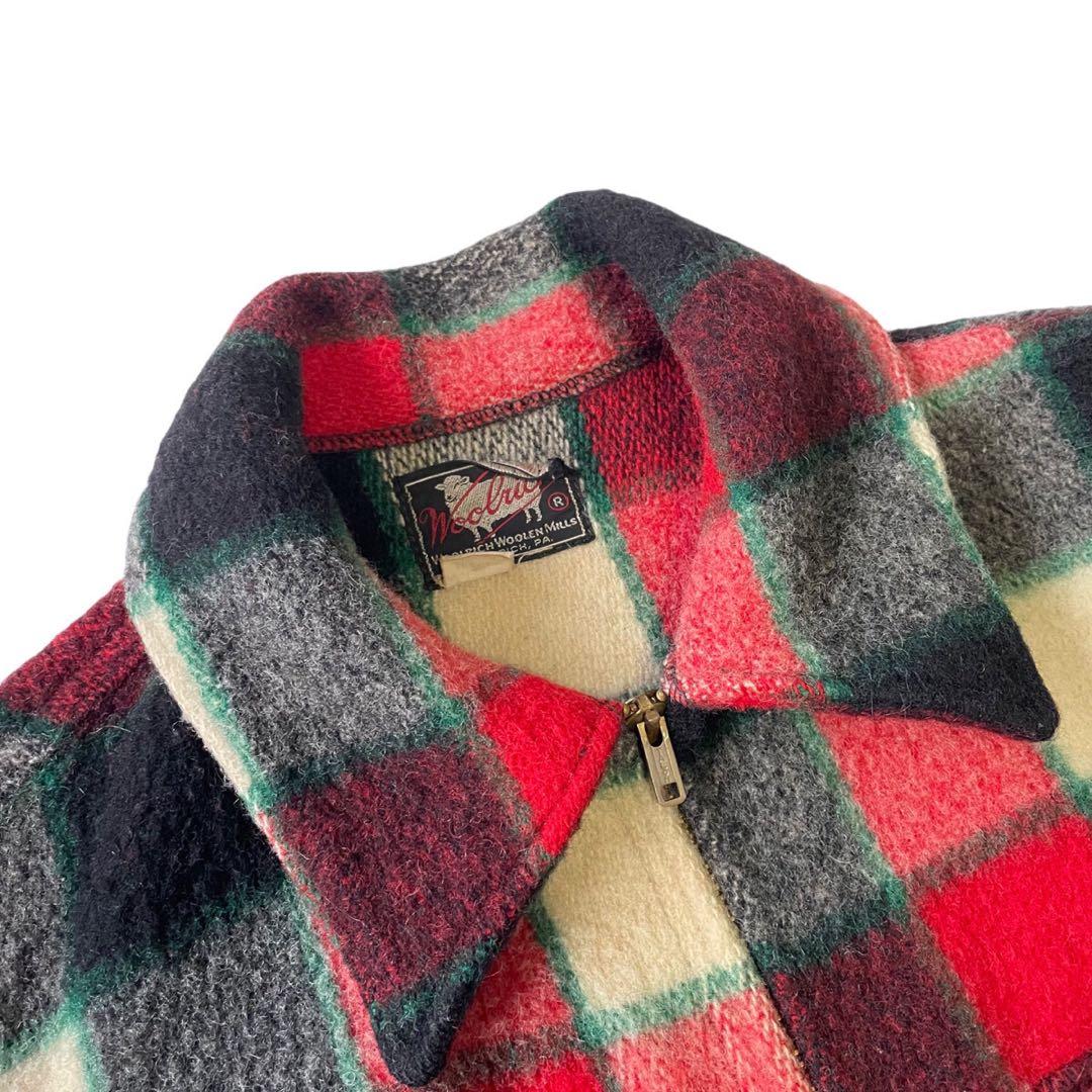 50’s WOOLRICH ウール スポーツジャケット チェック TALON